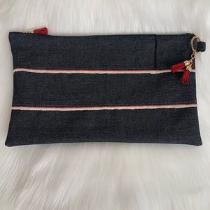 Denim Clutch